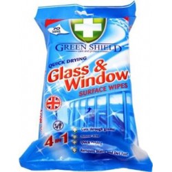 GREEN SHIELD CHUSTECZK NAWILŻONE GLASS&WINDOW A'70