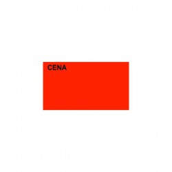 ETYKIETA CENOWA B czerwona 50x30