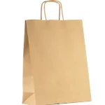 TORBA PAPIEROWA BRĄZ 320/160/380 RĄCZKĄ K