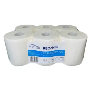 RĘCZNIK BIAŁY 100M/2W MIDI A'1/6