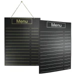 TABLICZKA 29,7X40 MENU ZE SZNURKIEM ZŁOTA