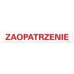TABLICZKA 35X5 ZAOPATRZENIE