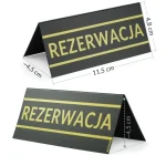 TABLICZKA STOJAK REZERWACJA