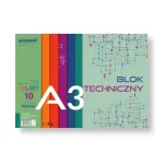 BLOK TECHNICZNY A3 KOLOR 250GR A'10/50