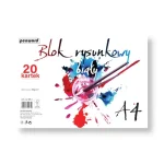 BLOK RYSUNKOWY A4 BIAŁY 80GR A'20/160