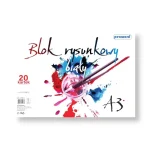 BLOK RYSUNKOWY A3 BIAŁY 80GR A'20/80