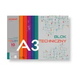 BLOK TECHNICZNY A3 KOLOR 180GR A'10/50