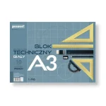 BLOK TECHNICZNY A3 BIAŁY 250GR A'10/50