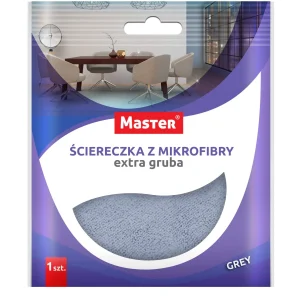 ŚCIERKA MIKROFIBRA GREY A'1 MASTER 40X40 S046