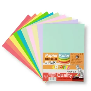 PAPIER KSERO A4 80G A'200 10 KOLORÓW
