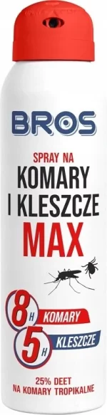 BROS SPRAY NA KOMARY I KLESZCZE MAX 90ML