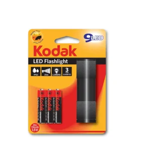 KODAK LATARKA BLACK/BLUE/RED 9 - LED +BATERIE