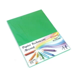 PAPIER KOLOR 185G A'50 ZIELONY