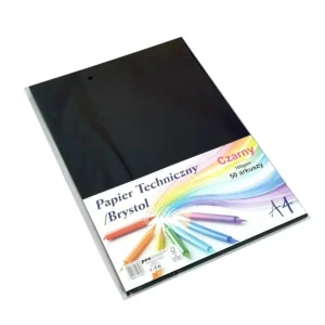 PAPIER KOLOR 185G A'50 CZARNY