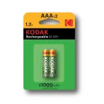 KODAK AKUMULATOR AAA R03*2 BLISTER 1000 mAh A'2
