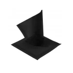 SERWETKI TENDANCE 38X38 CZARNE Z PASKAMI A'50