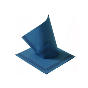SERWETKI TENDANCE 38X38 GRANATOWE Z PASKAMI A'50