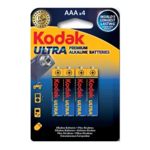 KODAK BATERIA AAA R03*4 BLISTER PREMI ALKALINE A'4